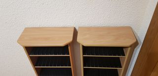 Muebles porta cd madera