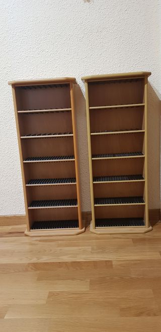 Muebles porta cd madera