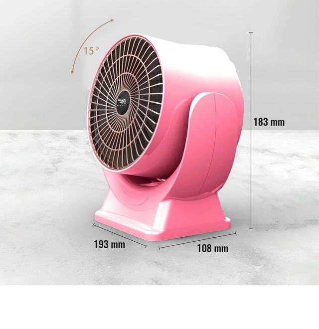 KAQ Calentador de ventilador de bajo consumo
