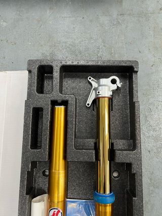 Horquillas y amortiguador Ohlins Sherco