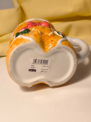 Tazza natalizia teacup in ceramica Coin