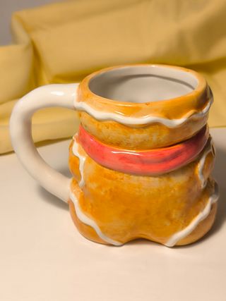 Tazza natalizia teacup in ceramica Coin