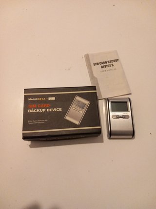 Sim card backup device's