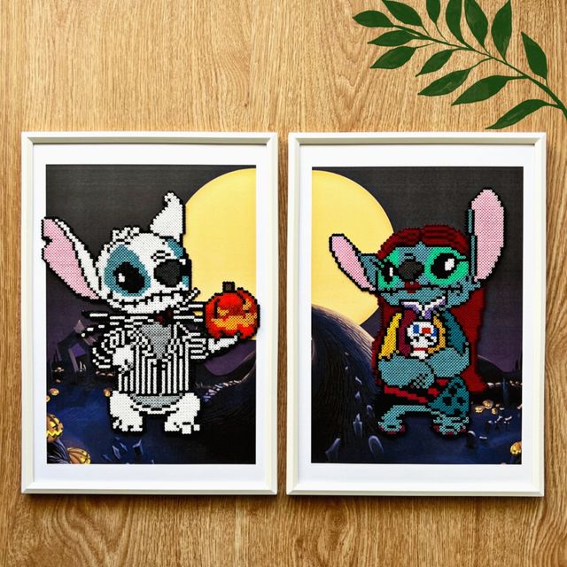 Cuadros Pesadilla antes de Navidad - Stitch