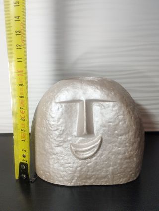 Soprammobili statua vaso viso nordic