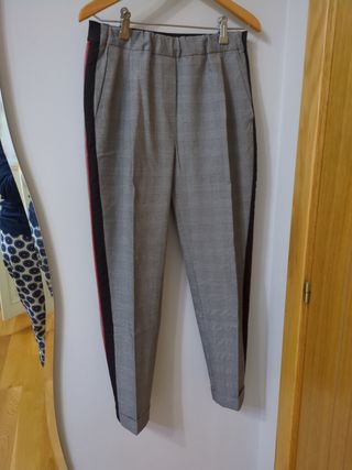 Pantalón vestir cuadros escoces