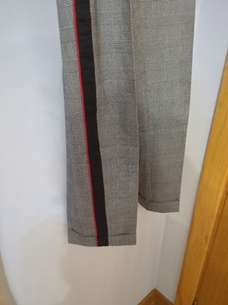 Pantalón vestir cuadros escoces
