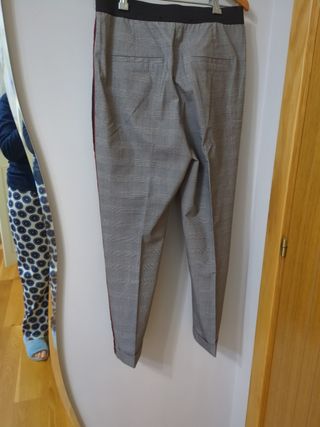 Pantalón vestir cuadros escoces