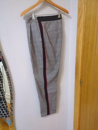 Pantalón vestir cuadros escoces