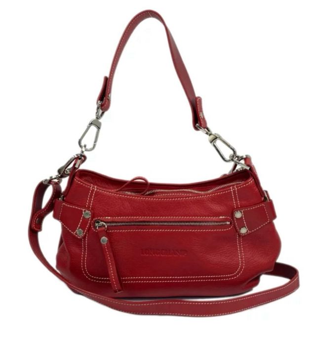 LONGCHAMP Bolso piel rojo