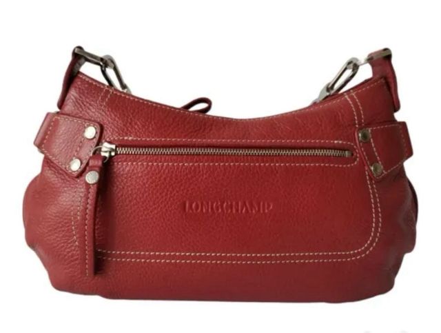 LONGCHAMP Bolso piel rojo