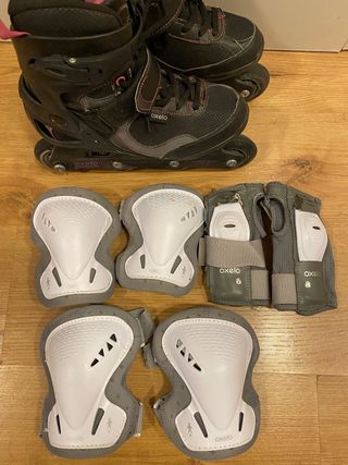 Patines Mujer con protecciones - Talla 38