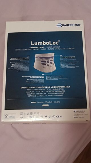 Faja Ortopédica Lumbar 