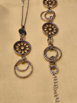 Bracciale e collana in argento Fraboso