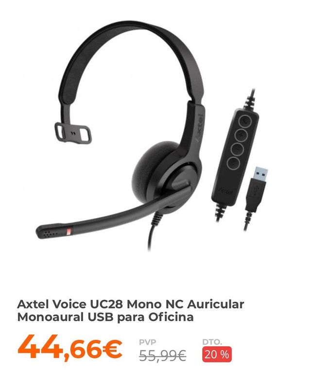 Axtel VOICE UC28 mono NC