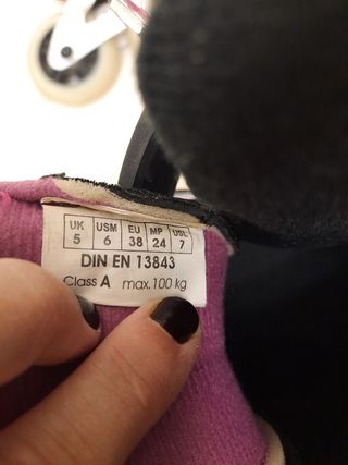 Patines en linea Fila talla 38