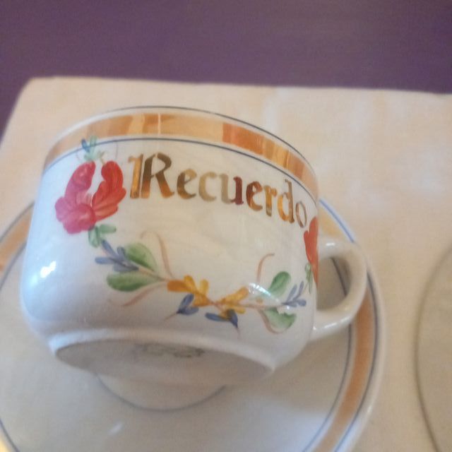 Set di tazze San Claudio anni '50