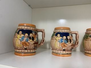 6 Jarras de cerveza alemanas