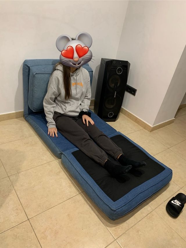 Sofa cama individual (2 unidades) multi-posicion