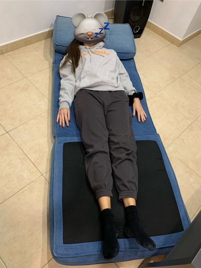 Sofa cama individual (2 unidades) multi-posicion