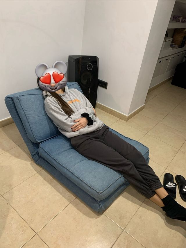 Sofa cama individual (2 unidades) multi-posicion