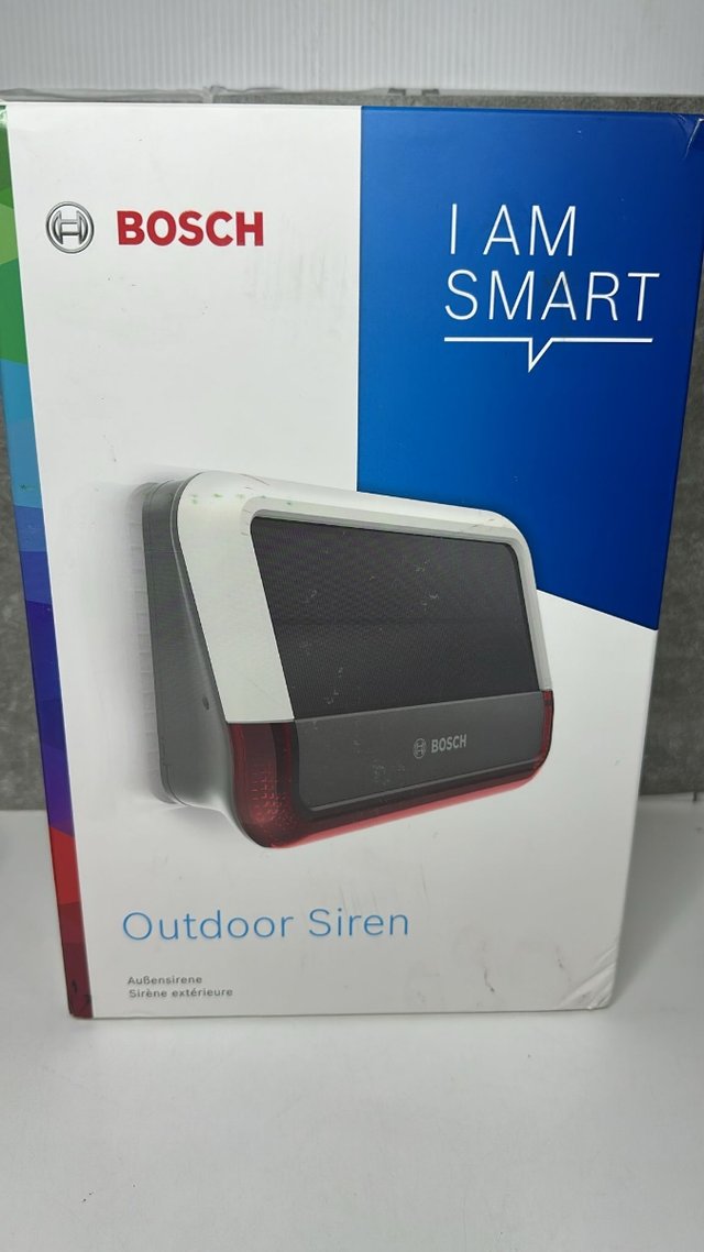 Sirena alarma solar Bosch Smart Home