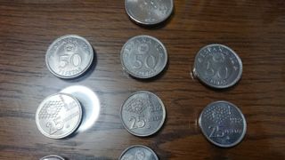 Coleccion monedas mundial fútbol 82