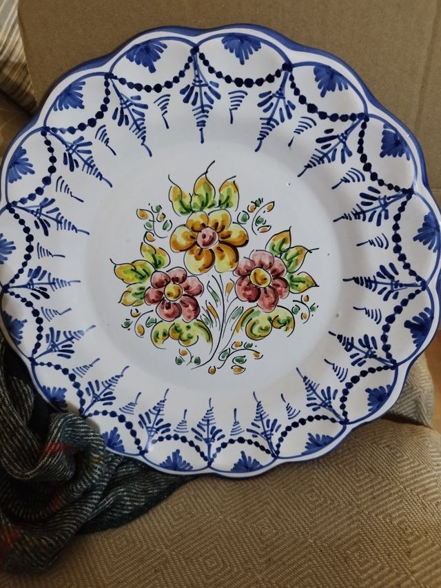 Plato decorativo Talavera