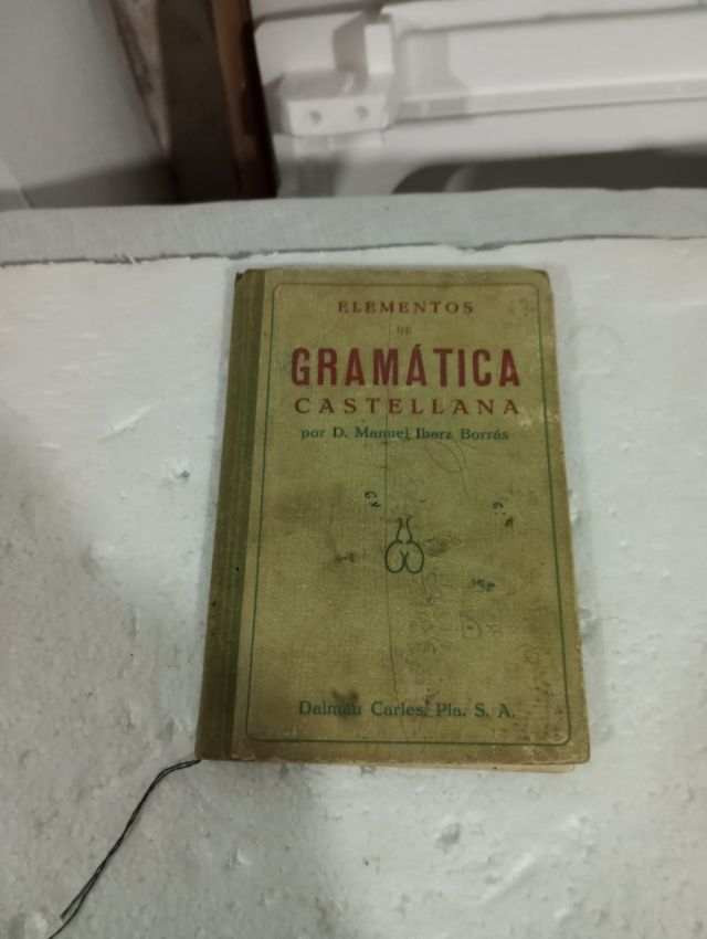 VECCHIO LIBRO DI GRAMMATICA