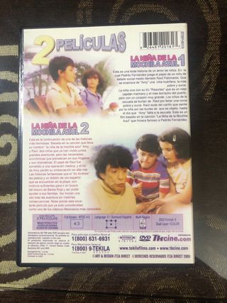 La niña de la mochila azul