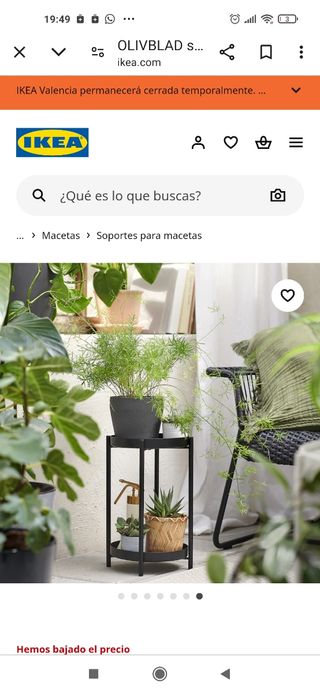 Soporte para maceta