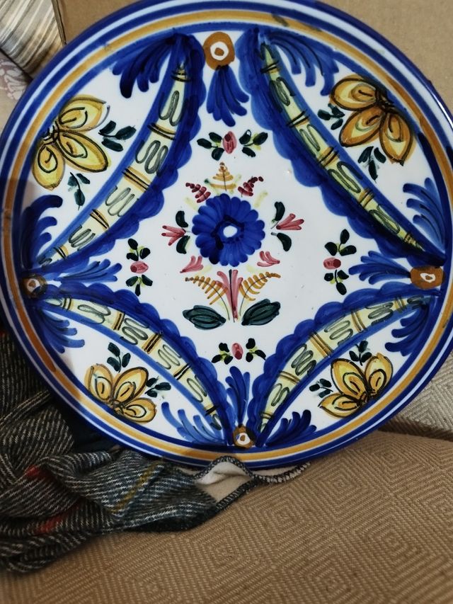 Plato cerámica Talavera