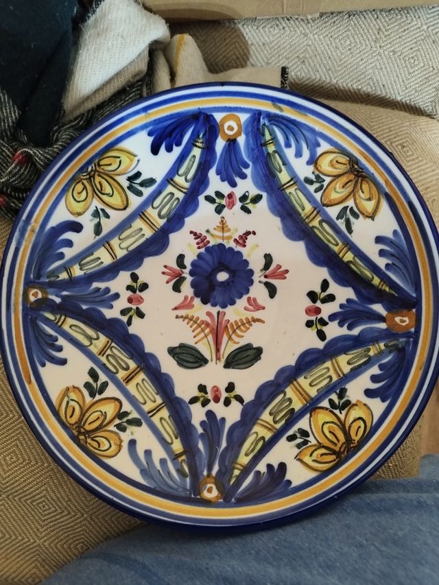 Plato cerámica Talavera