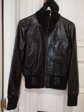 Chaqueta biker chica