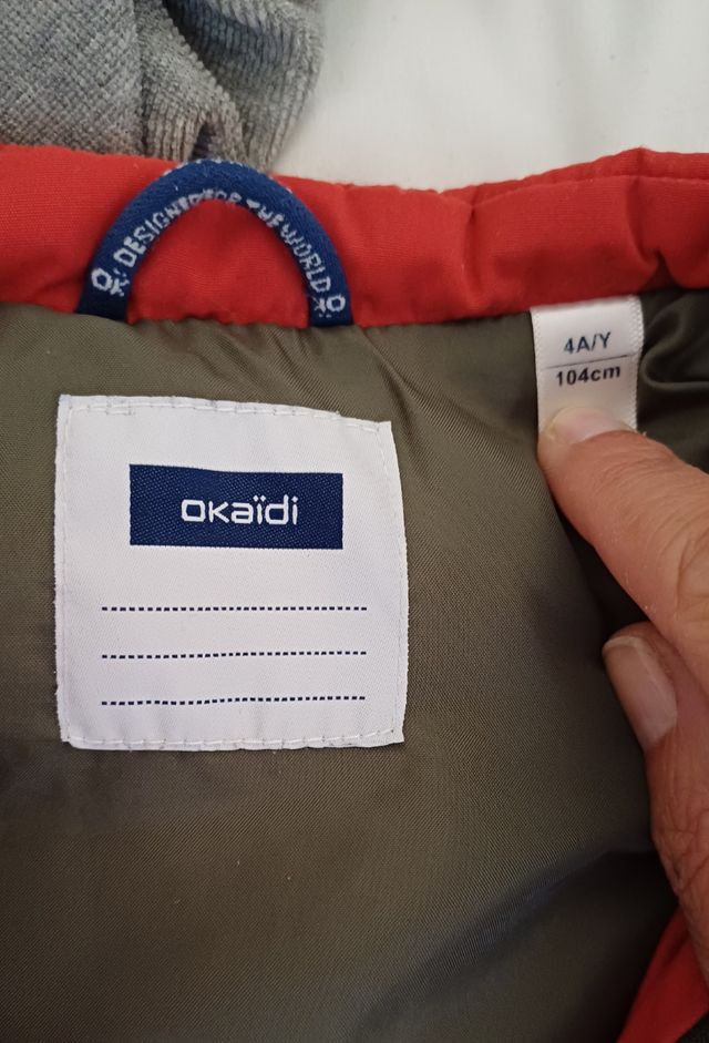 Chaleco niño 3-4años