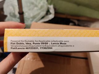 Filtro para coche LA 144 MAHLE original