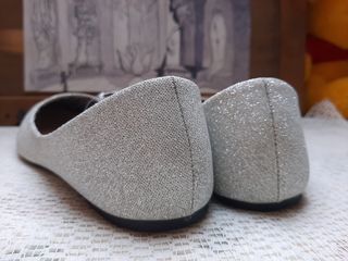 Bailarinas básicas doradas o plata sin estrenar