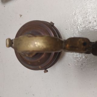 #156 Aplique pared metal dorado/bronce