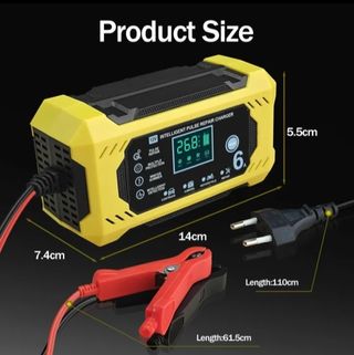 Cargador/reparador de batería, 12v,6A