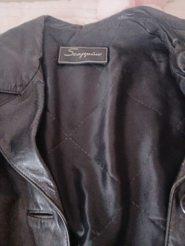 Abrigo corto de piel