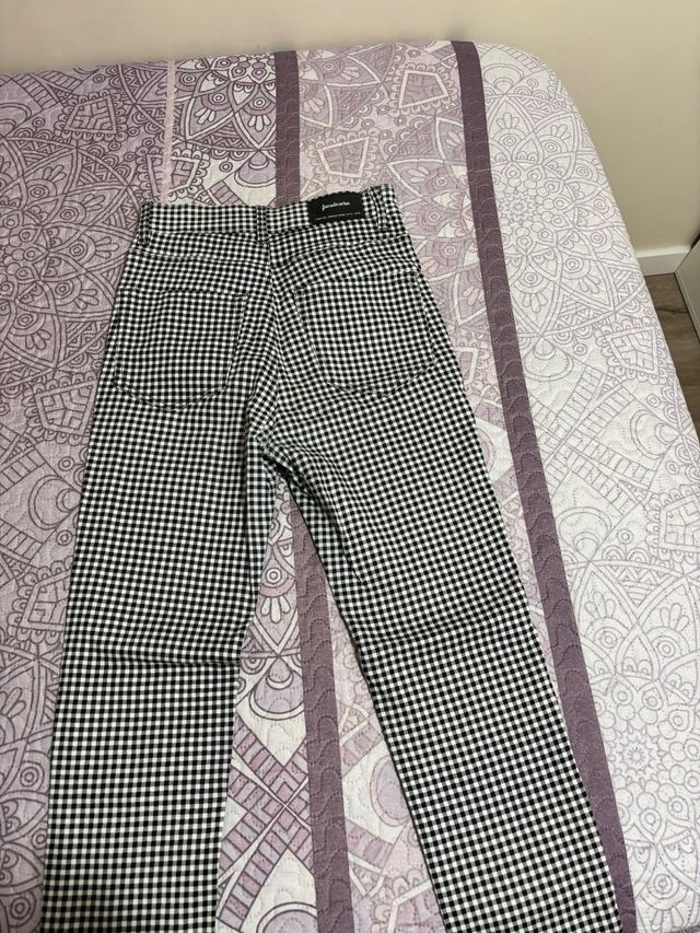 pantalones vaqueros de cuadro