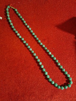 Collana avventurina verde cm. 70