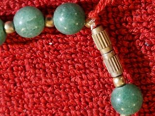 Collana avventurina verde cm. 70