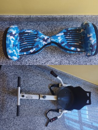 Se vende hoverboard con luces + asiento