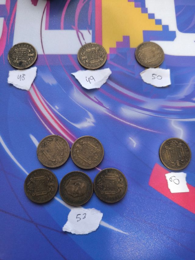 Monedas de 1 peseta 1947