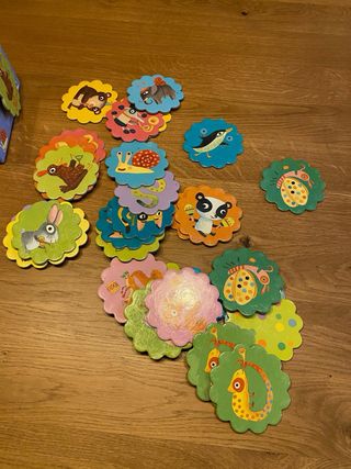 Juego parejas en madera