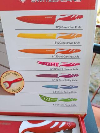 Juego cuchillos de cocina