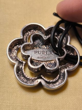 Ciondolo Furla in argento 925 a fiore