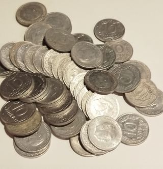 Lote monedas 10 céntimos Franco 1959