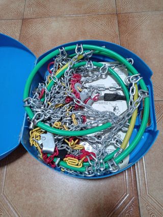 Cadenas nieve.